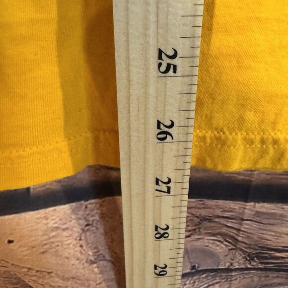 Midwestern State Women's XL Basketball T-Shirt SS Yellow Mustangs NCAA AAU Logo - Picture 6 of 7